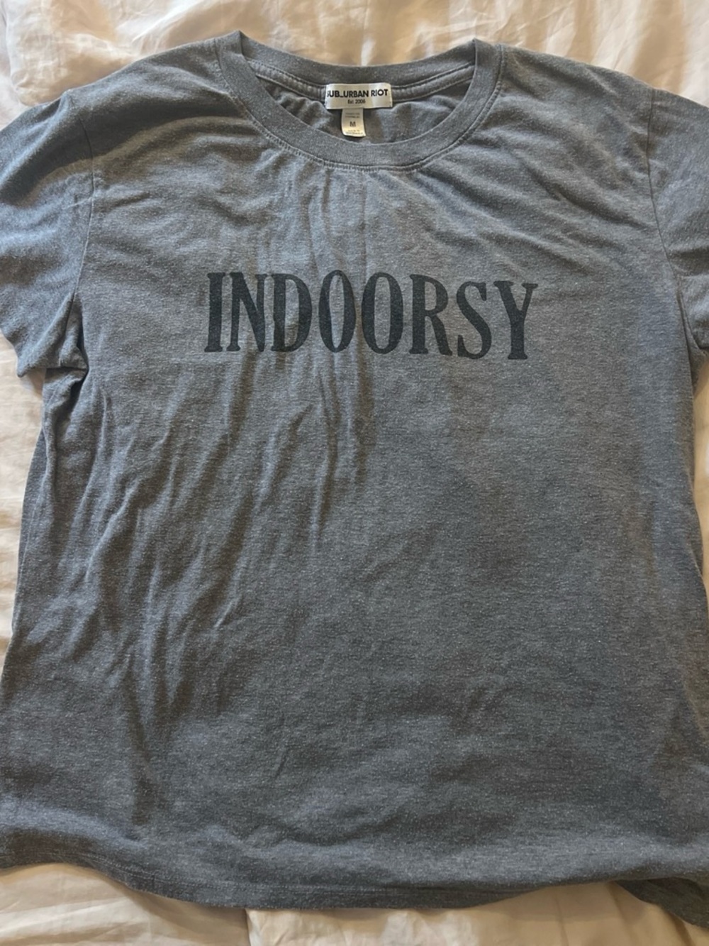 Sub_Urban Riot Gray Crewneck Graphic Tee